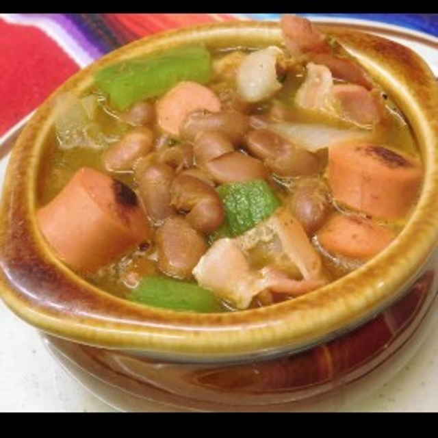 Order of Charro Beans (Orden de Frijoles Charros).