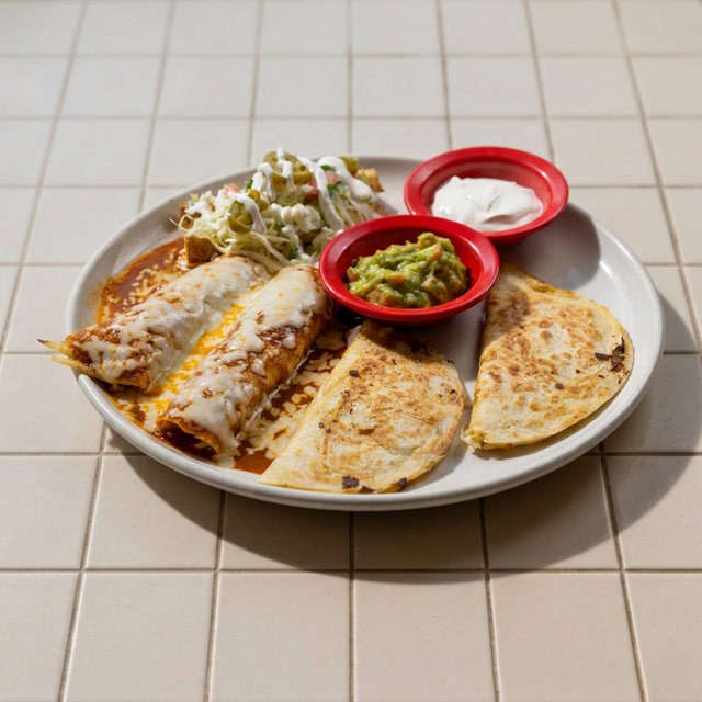 Trio Fiesta Sampler (Trío Fiesta de Antojitos).