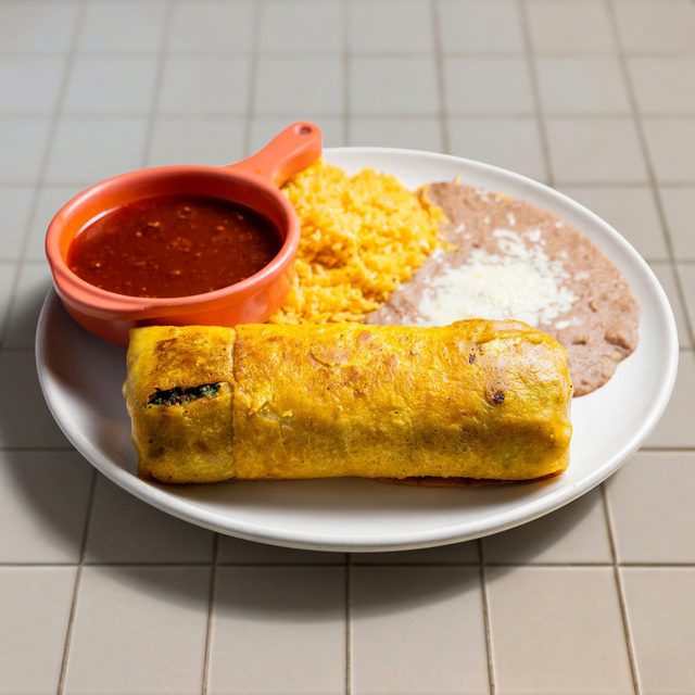 Fried Burrito (Chimichanga).