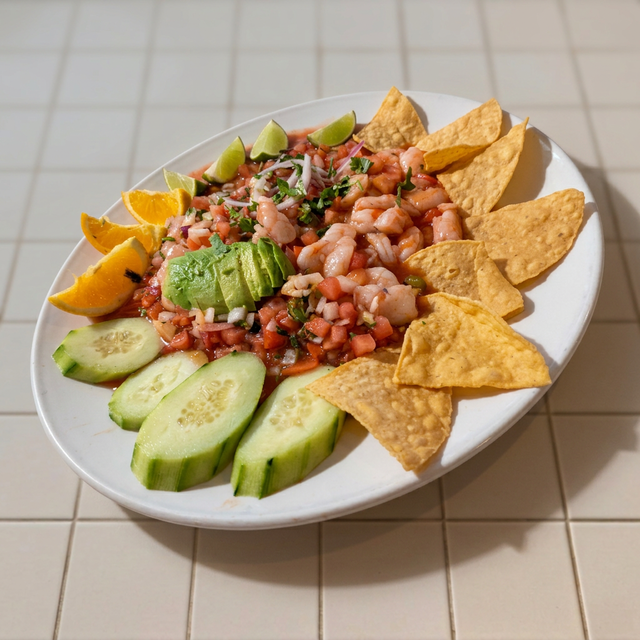 Seafood Ceviche (Ceviche de Mariscos).