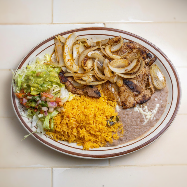 Steak Fajitas (Fajitas de Carne Asada).